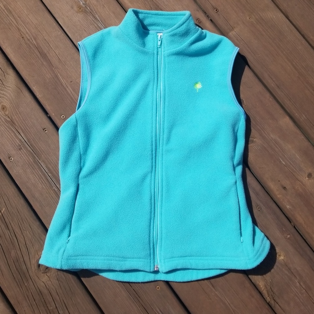 Vintage Lilly Pulitzer fleece vest